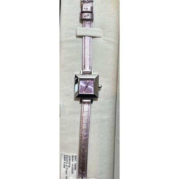 Rare Find Vintage Coach Pink Chrystie Women\'s Genuine leather Watch 14100026 main image 7